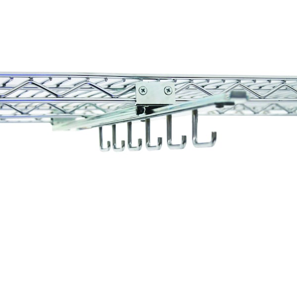 Slide, w/6 Storage Hooks, 18